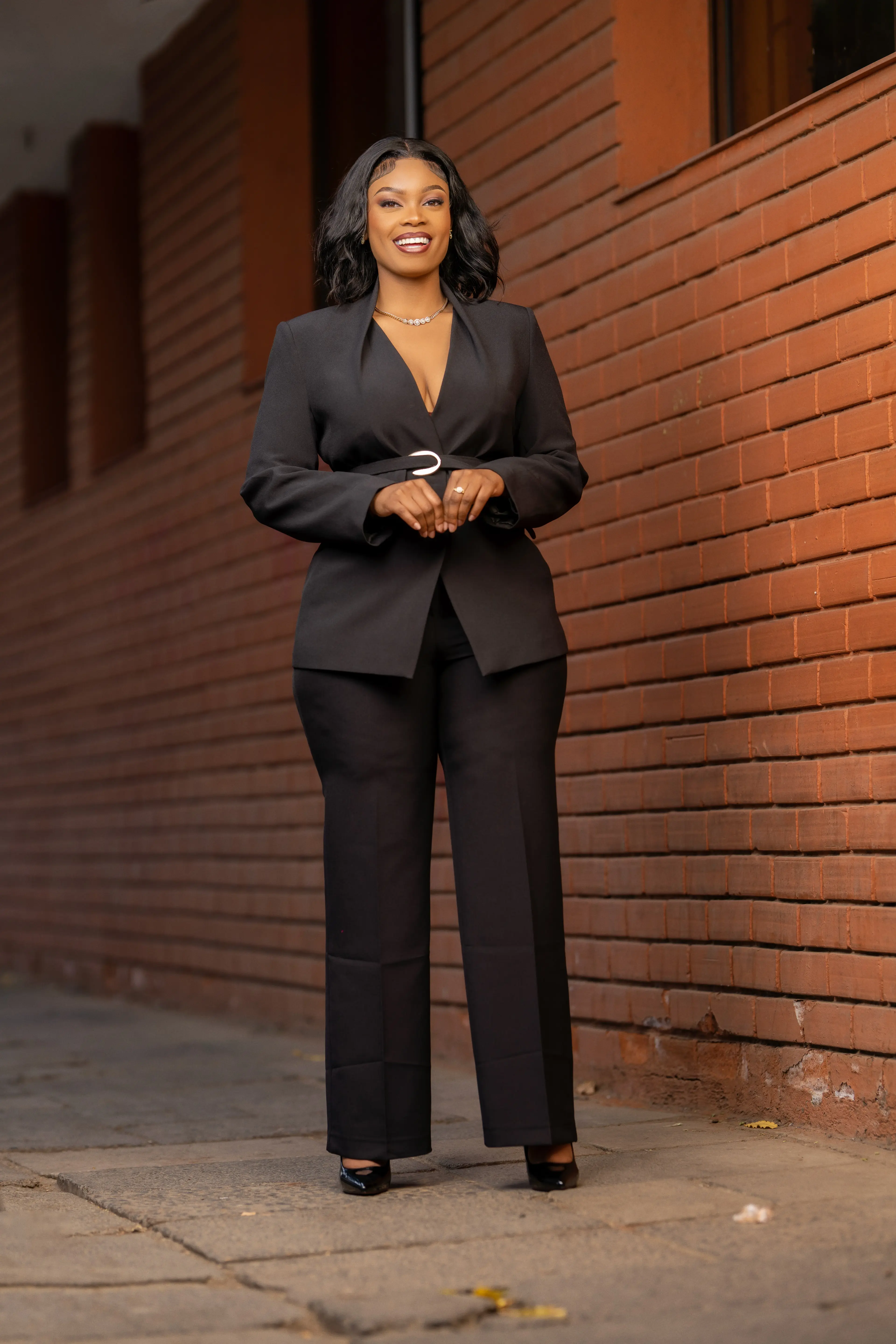 Black Long Blazer Suit thumbnail 3